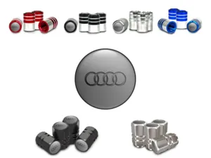 Audi Copri Valvola Bici Stile Racing